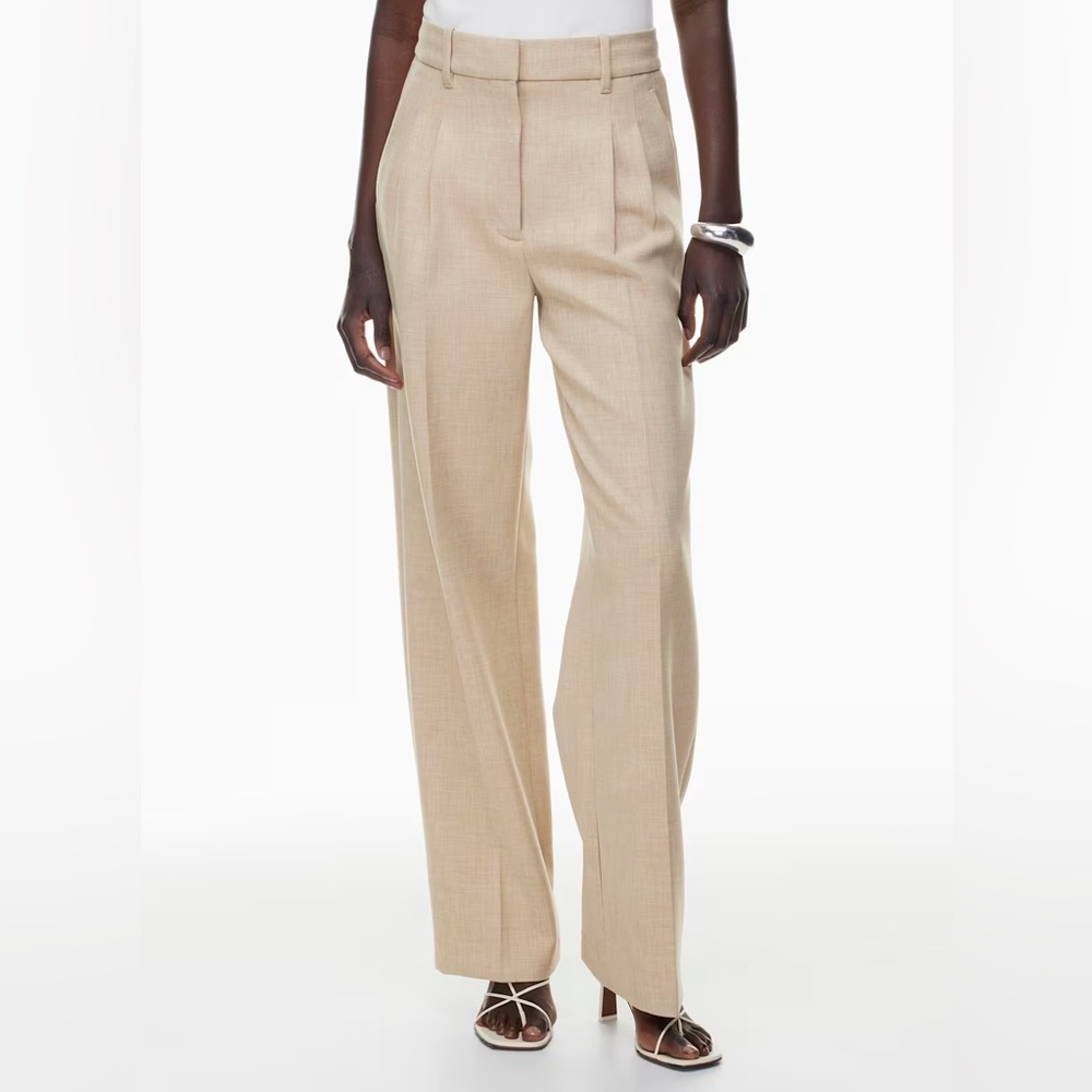 Wilfred Effortless Pant – Heather Oat Beige (Size 2) - NWOT